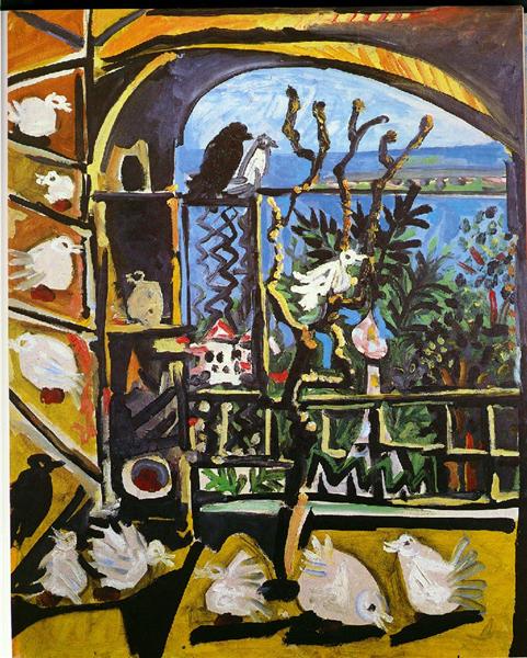 Studio Pigeons On Windows L'Atelier Les Pigeons Expressionism